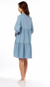 Lucky Fox Платье 1436 серо-голубой фото 4