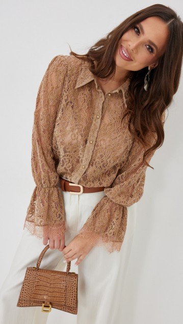 Magia Mody Блузка 2672 Карамель фото 2