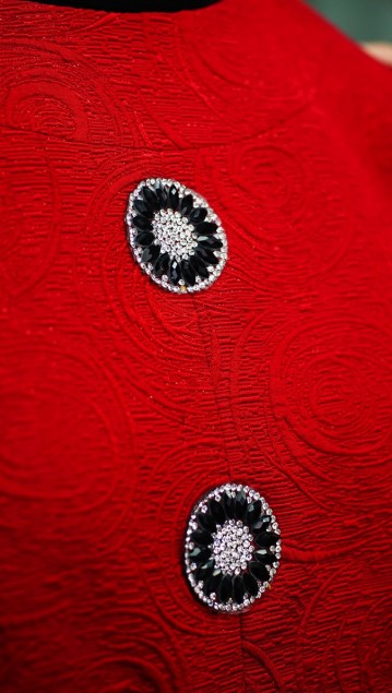 Milana Платье M-727 красный с черным фото 3
