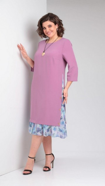 Milora Платье 758  розовый 