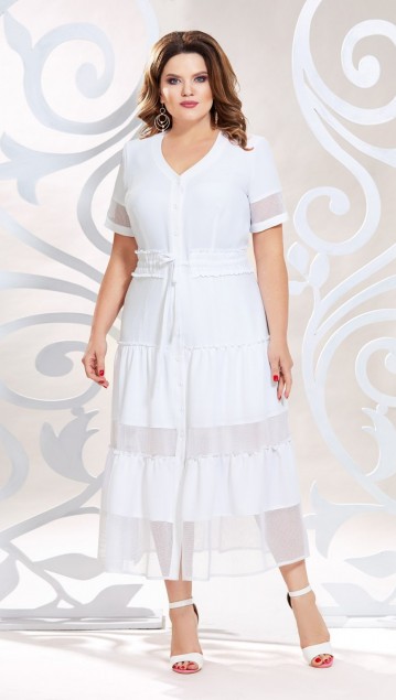 Mira Fashion Платье 4796-2 Белый 