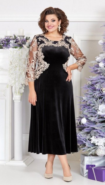 Mira Fashion Платье 5330 Черный 