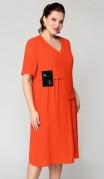 Мишель стиль Платье 1194  Оранжевый фото 5