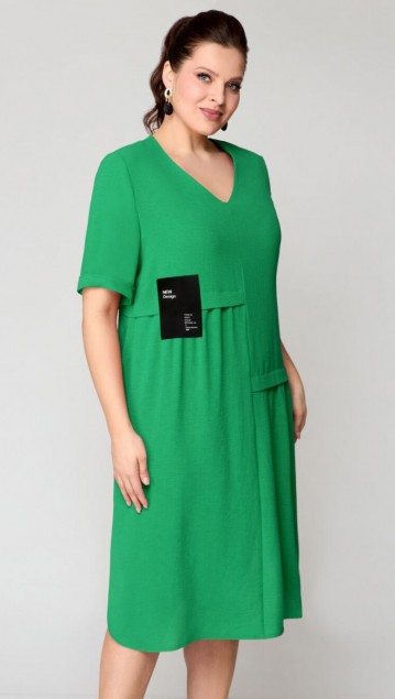 Мишель стиль Платье 1194   Зеленый фото 3