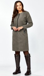  Платье 1331  Хаки