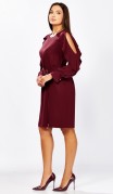 Мишель стиль Платье 1336 Винный фото 2
