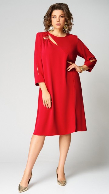 Мишель стиль Платье 1337 Красный фото 4