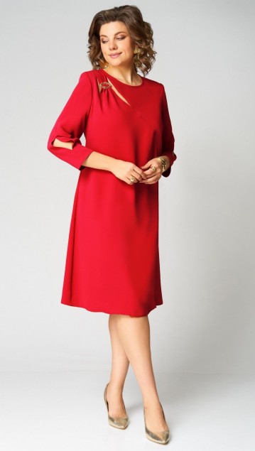 Мишель стиль Платье 1337 Красный фото 3