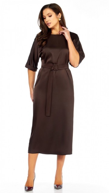 Мишель стиль Платье 1341 Шоколад фото 5