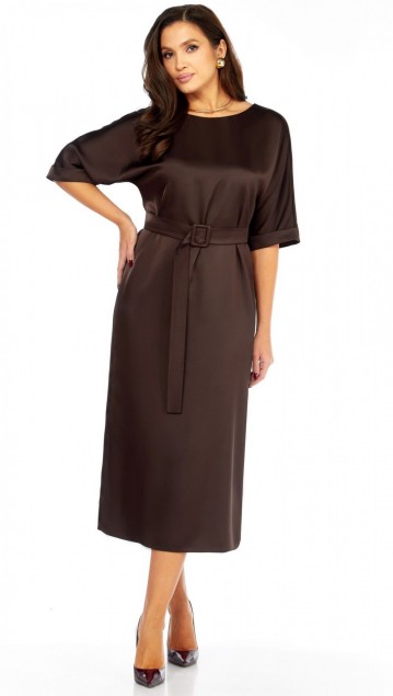 Мишель стиль Платье 1341 Шоколад фото 4