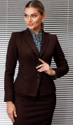 Мода Юрс Костюм 2224 Коричневый фото 4