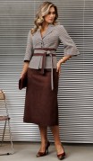 Мода Юрс Комплект 25-2618-0 Каштан + молоко фото 6