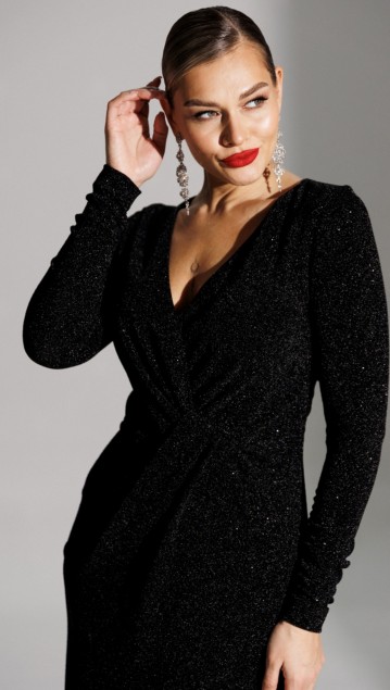 Мода Юрс Платье 25-2879 Черный фото 3