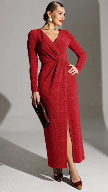 Мода Юрс Платье 25-2879 Красный 