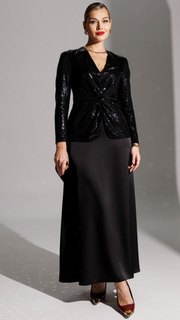 Мода Юрс Костюм 25-2881  Черный 