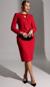 Мода Юрс Костюм 25-2888 Красный фото 2