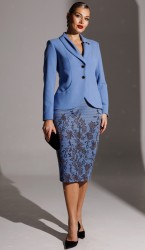  Костюм 25-2942 Голубой принт