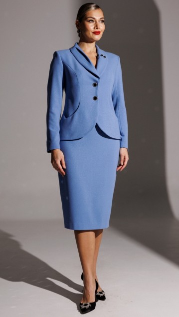 Мода Юрс Костюм 25-2942 Голубой 