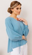 Мода Юрс Комплект 2853 Голубой + молочный фото 4