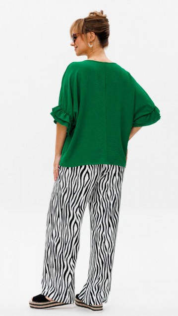 Мублиз Комплект 180 Зеленый+зебра фото 4