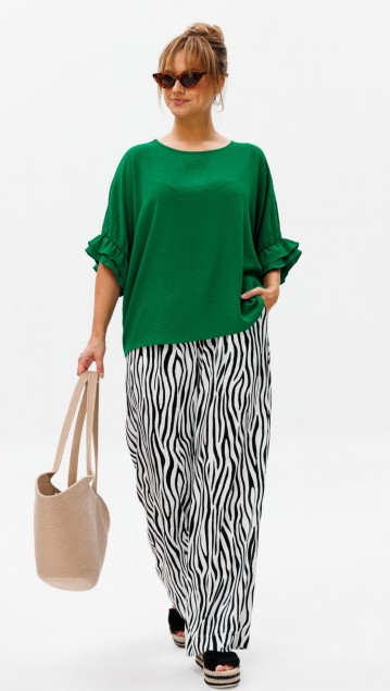 Мублиз Комплект 180 Зеленый+зебра фото 3