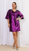 Мублиз Платье 297 Фиолетовый фото 4