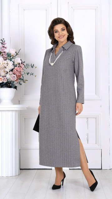 NINELE Платье 6009 Светло-серый фото 2