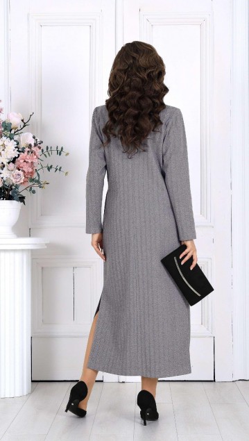 NINELE Платье 6009 Светло-серый фото 5