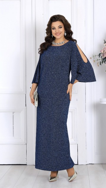 NINELE Платье 6083 Светло-синий фото 6