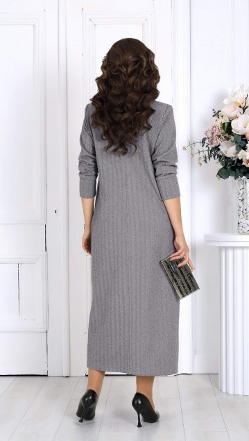 NINELE Платье 6090 Светло-серый фото 6