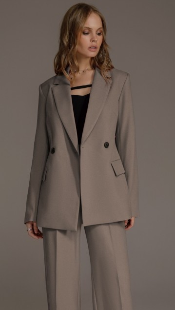 PiRS Жакет 4653 серо-бежевый 