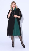 Pretty Платье 1180 черный+изумруд фото 4