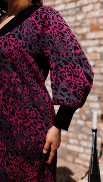 Romanovich Платье 1-2450 Малиновый леопард фото 5