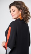 Romanovich Платье 1-2465 Чёрный/оранжевый фото 2