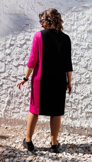 Romanovich Платье 1-2473 Чёрный/розовый фото 2