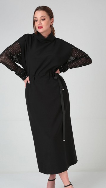 Sandyna Платье 130116 черный фото 3