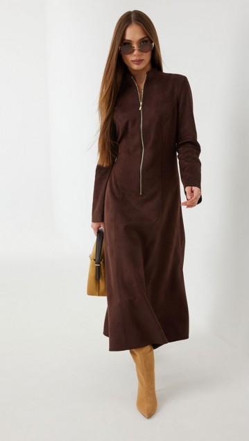 Vesnaletto Платье 4331  Коричневый 