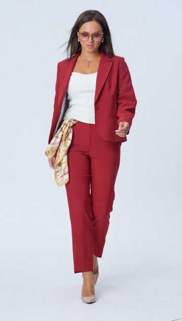 Vilena fashion Костюм 1003 рубин фото 3