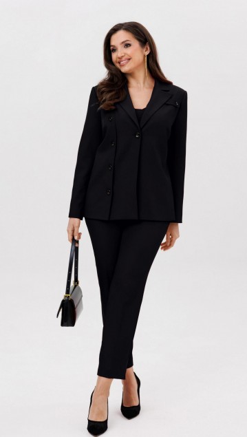 Vilena fashion Костюм 1088 черный 