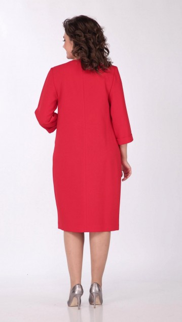 Vilena fashion Платье 842 красный фото 4