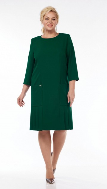 Vilena fashion Платье 897 зеленый фото 3