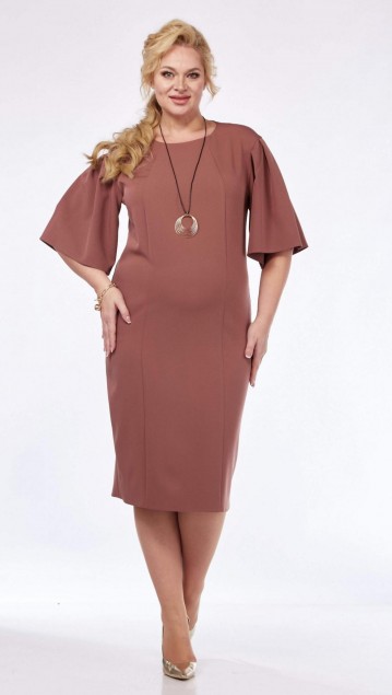 Vilena fashion Платье 927 капучино 