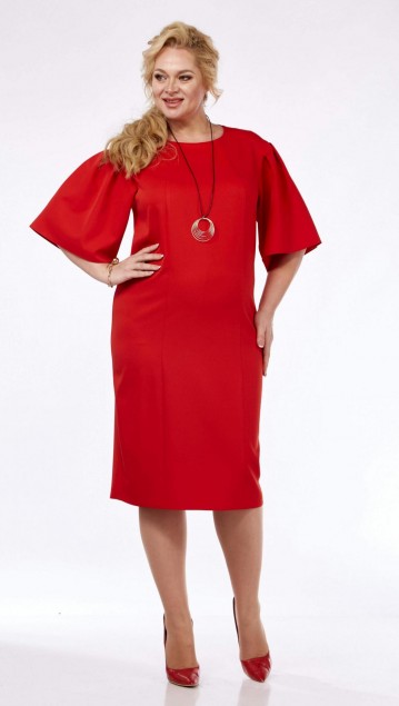 Vilena fashion Платье 927 красный 