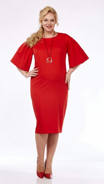 Vilena fashion Платье 927 красный фото 3