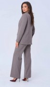 Vilena fashion Костюм 978 серо-розовый фото 3